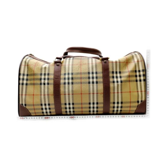 Burberrys Boston Bag Browns PVC - Picture 2 of 9